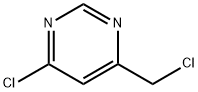 4-CHLORO-6-(CHLOROMETHYL)-PYRIMIDINE Struktur