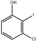 3-氯-2-碘苯酚, 858854-82-7, 结构式
