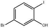 5-ブロモ-2-ヨードフェノール 化学構造式