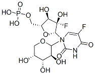 2',5-difluoro-1-arabinosyluridine monophosphate Struktur