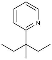 2-(1-エチル-1-メチルプロピル)ピリジン 化学構造式