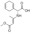 (R)-α-[[2-(エトキシカルボニル)-1-メチルエテニル]アミノ]-1,4-シクロヘキサジエン-1-酢酸カリウム 化学構造式