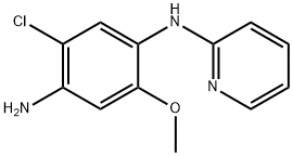 2-chloro-5-methoxy-4-(2-pyridylamino)aniline  Structure