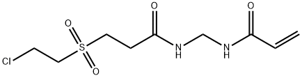 N-[N-[2-(2-Chloroethylsulfonyl)ethylcarbonyl]aminomethyl]acrylamide|