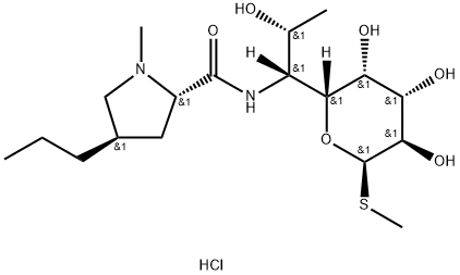 Lincomycin hydrochloride Structure