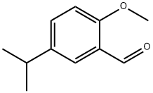 5-异丙基-2-甲氧基苯甲醛,85902-68-7,结构式