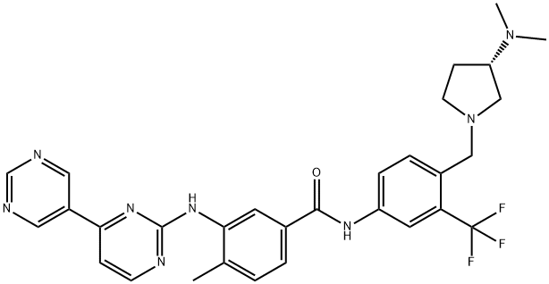 859026-72-5 BenzaMide, 3-([4,5'-bipyriMidin]-2-ylaMino)-N-[4-[[(3S)-3-(diMethylaMino)-1-pyrrolidinyl]Methyl]-3-(trifluoroMethyl)phenyl]-4-Methyl-