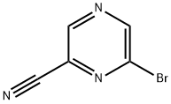 2-BROMO-6-CYANOPYRAZINE 化学構造式