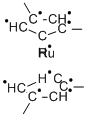 Bis(2,4-dimethylpentadienyl)ruthenium Struktur
