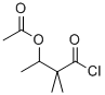 -Hydroxy-a,a-dimethylbutyryl Chloride Acetate Structure