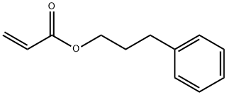 アクリル酸3-フェニルプロピル 化学構造式
