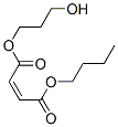 butyl 2-hydroxymethylethyl maleate 化学構造式