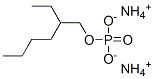 diammonium 2-ethylhexyl phosphate 结构式