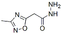 1,2,4-Oxadiazole-5-acetic  acid,  3-methyl-,  hydrazide Struktur