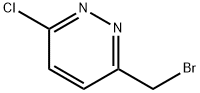 3-(ブロモメチル)-6-クロロピリダジン 化学構造式