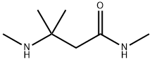 3-(MethylaMino)-N,3-diMethyl-butanaMide Structure