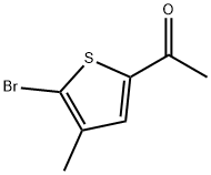 2-乙酰基-5-溴-4-甲基噻吩,859199-06-7,结构式