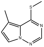 5-methyl-4-(methylthio)pyrrolo[1,2-f][1,2,4]triazine