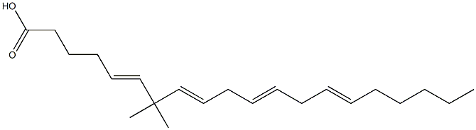 7,7-dimethylarachidonic acid 结构式