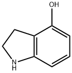 2,3-ジヒドロ-1H-インドール-4-オール 化学構造式