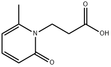 3-(6-methyl-2-oxo-1(2H)-pyridinyl)propanoic acid(SALTDATA: FREE) Structure