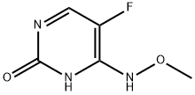 2,4(1H,3H)-Pyrimidinedione,5-fluoro-,4-(O-methyloxime)(9CI) 结构式