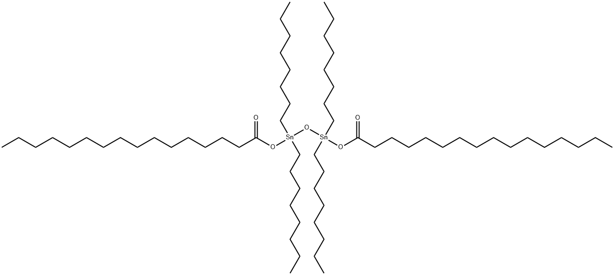 1,1,3,3-tetraoctyl-1,3-bis[(1-oxohexadecyl)oxy]distannoxane,85938-47-2,结构式
