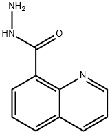 8-キノリンカルボヒドラジド 化学構造式