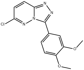 6-CHLORO-3-(3,4-DIMETHOXYPHENYL)[1,2,4]TRIAZOLO[4,3-B]PYRIDAZINE,859501-01-2,结构式