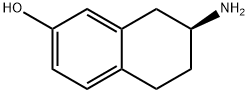 (S)-2-アミノ-7-ヒドロキシテトラリン 化学構造式