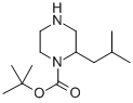 1-N-Boc-2-isobutylpiperazine Structure