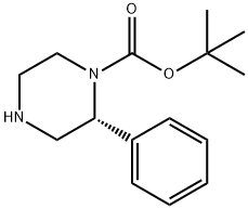 N-1-Boc-2-苯基哌嗪 结构式