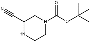 4-BOC-2-氰基并哌啶, 859518-35-7, 结构式