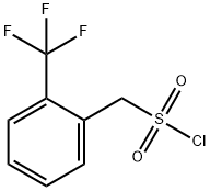 2-Trifluoromethylbenzylsulfonyl chloride Struktur
