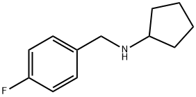 N-(4-Fluorobenzyl)cyclopentylaMine, 97% Structure