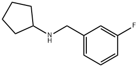 N-Cyclopentyl-3-fluorobenzylaMine, 97% Structure