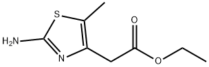 2-(2-氨基-5-甲基-1,3-噻唑-4-基)乙酸乙酯,859521-92-9,结构式