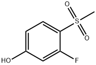 3-Fluoro-4-(methylsulfinyl)phenol Structure