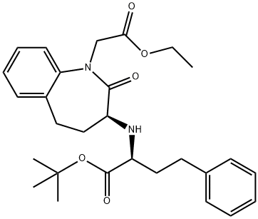 ベナゼプリラットエチルTERT-ブチルジエステル 化学構造式