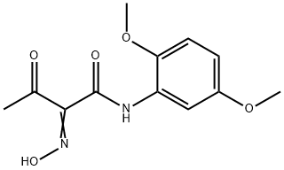 N-(2,5-DIMETHOXY-PHENYL)-2-HYDROXYIMINO-3-OXO-BUTYRAMIDE Structure