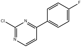 2-Chloro-4-(4-fluoro-phenyl)-pyrimidine Struktur