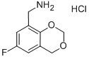 (6-FLUORO-4H-1,3-BENZODIOXIN-8-YL)METHYLAMINE HYDROCHLORIDE Structure