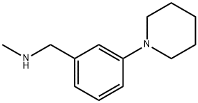N-METHYL-N-(3-PIPERIDIN-1-YLBENZYL)AMINE Struktur