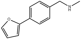N-[4-(2-FURYL)BENZYL]-N-METHYLAMINE 化学構造式