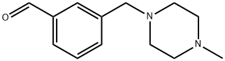 3-[(4-METHYLPIPERAZIN-1-YL)METHYL]BENZALDEHYDE 化学構造式