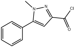 1-METHYL-5-PHENYL-1H-PYRAZOLE-3-CARBONYL CHLORIDE Struktur