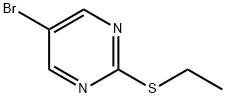 5-BROMO-2-(ETHYLTHIO)PYRIMIDINE, 859941-10-9, 结构式