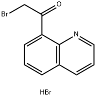 8-Bromoacetylquinoline hydrobromide 化学構造式