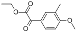 ETHYL 4-METHOXY-3-METHYLBENZOYLFORMATE Structure