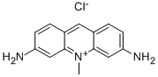3,6-ジアミノ-10-メチルアクリジニウム·クロリド 化学構造式